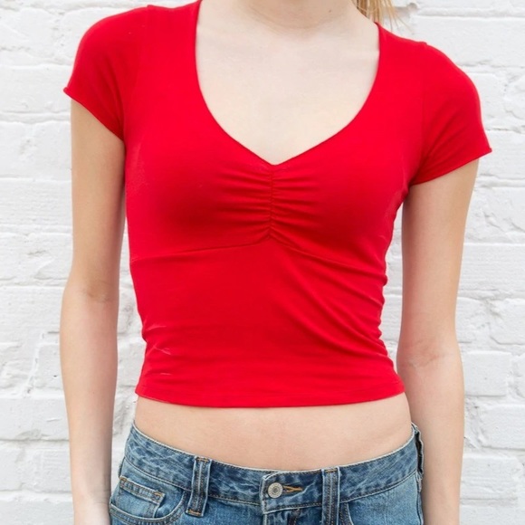Brandy Melville Tops - Brandy Melville Red Gina Top